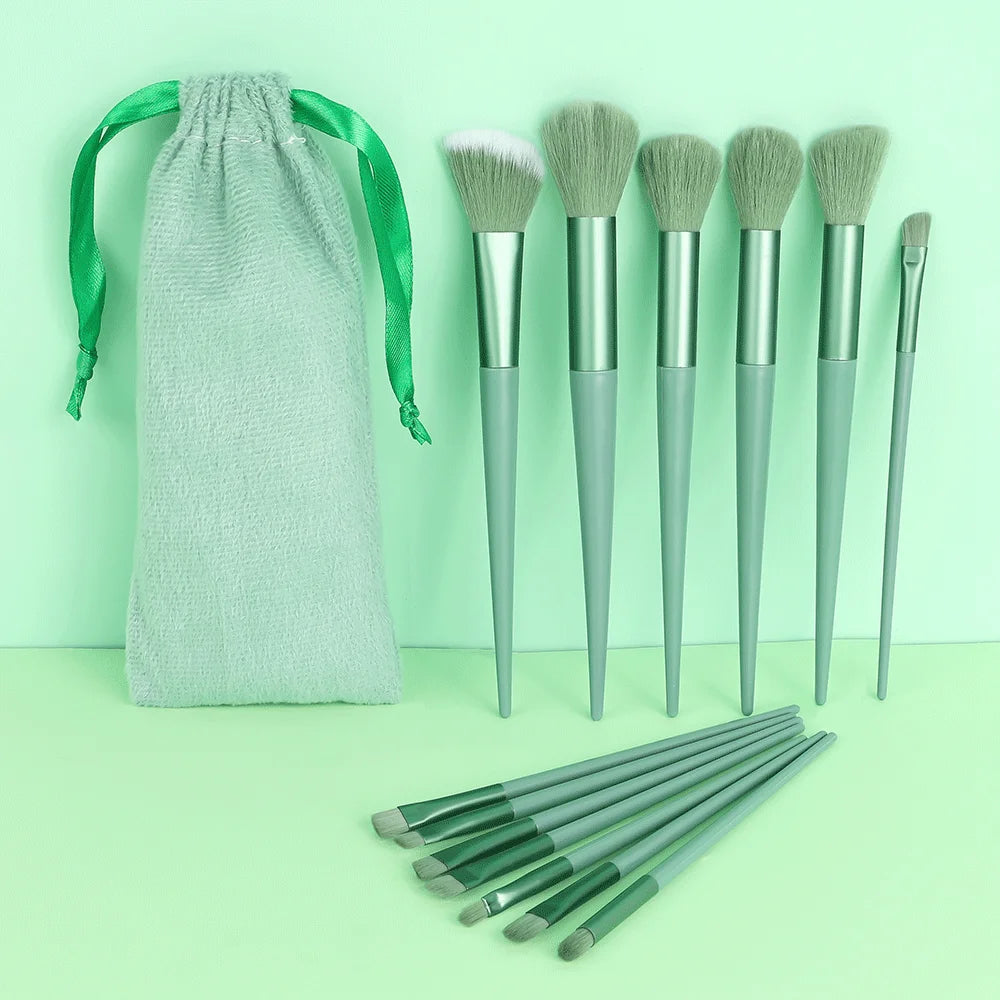 10/14pc Makeup Brush Set – Super Soft Eyeshadow & Foundation Brushes
