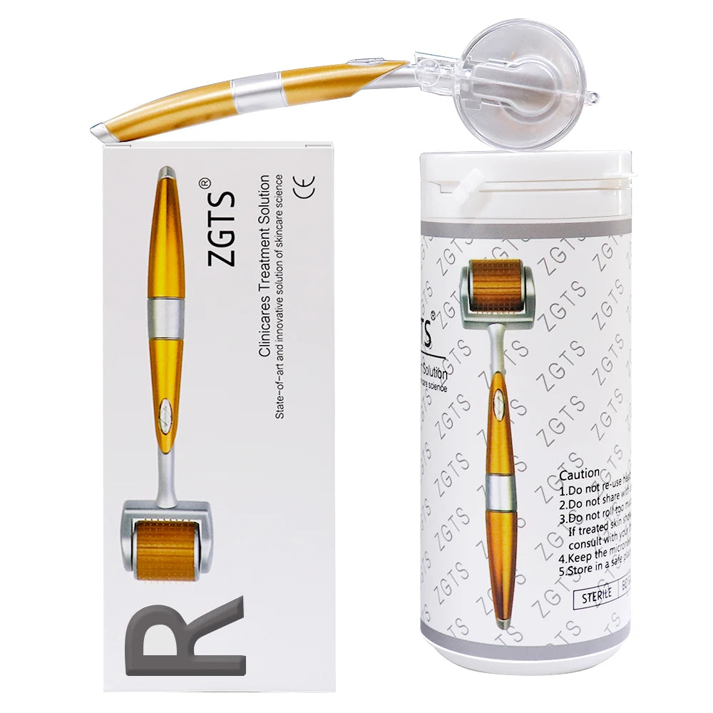 540-Needle Derma Roller – Face, Body, Hair & Beard Growth (0.2–0.3mm)
