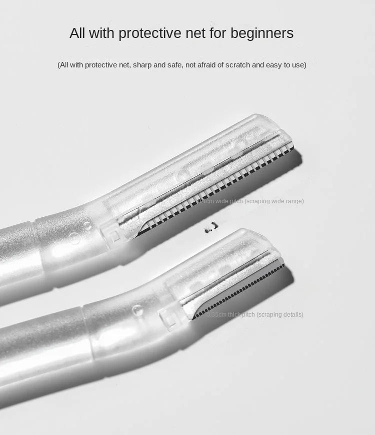 Eyebrow Razor & Trimming Knife – Safe Anti-Scratch Shaping Tool