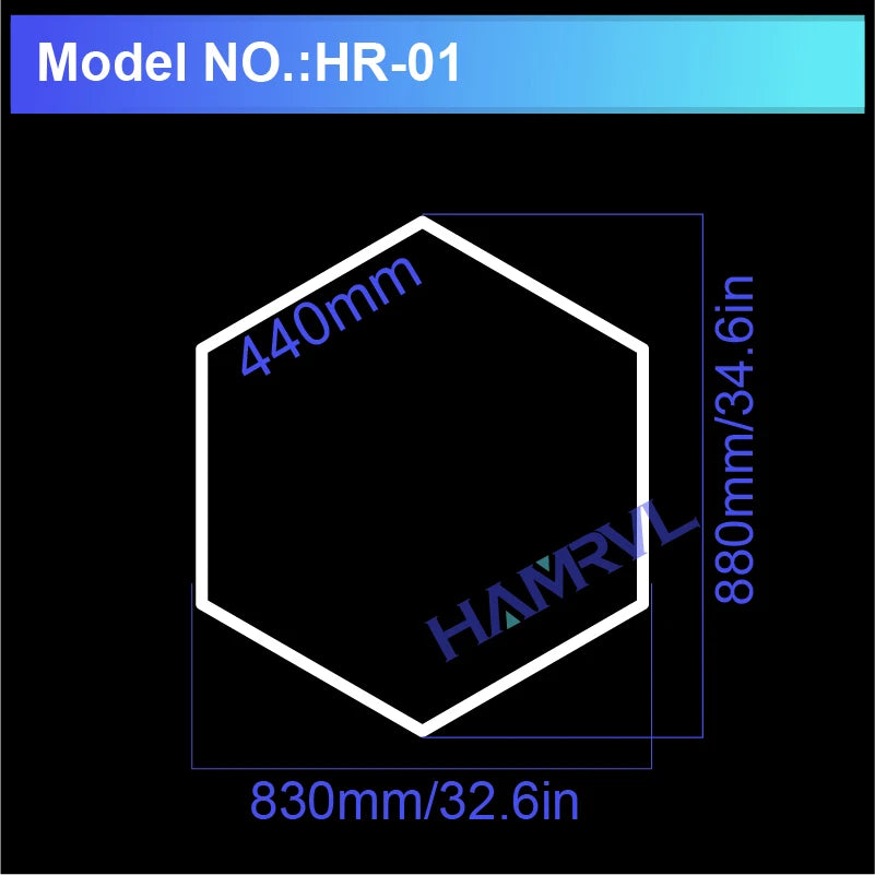 Hexagon LED Ceiling Light