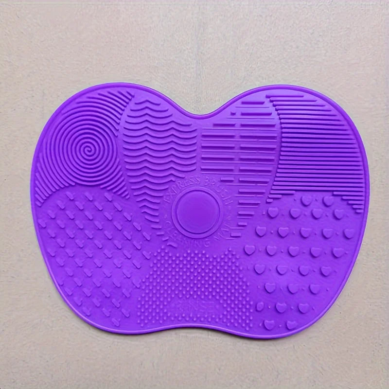 Silicone Makeup Brush Cleaning Pad with Suction Cup