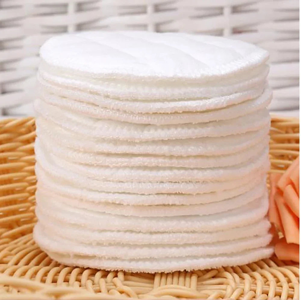 Reusable Bamboo Makeup Remover Pads – Washable Cotton Rounds