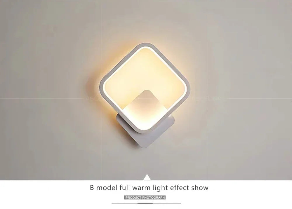 Modern Minimalist LED Wall Sconce – Indoor Living Room, Bedroom & Corridor Light