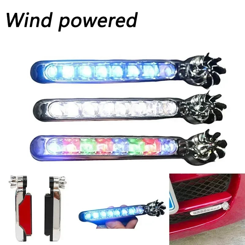 Wind-Powered Car LED Daytime Running Light – 8 LED DRL