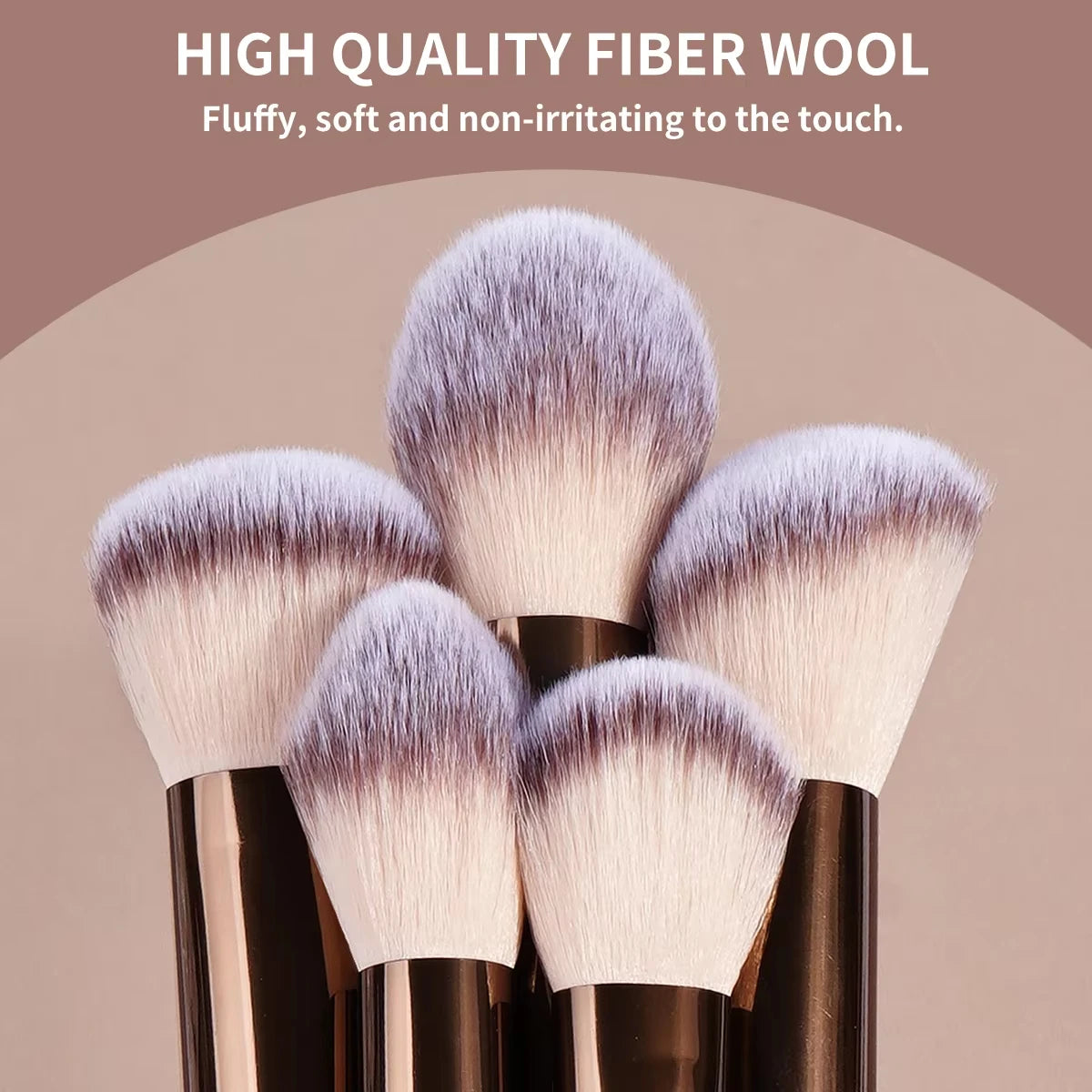 13pc Makeup Brush Set – Foundation, Eyeshadow, Blush & More