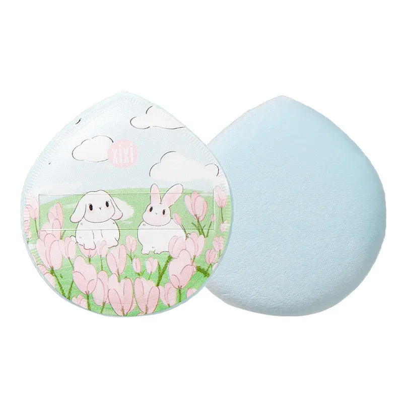 Velvet Makeup Setting Puff – Soft Crystal Fluff Cosmetic Sponge