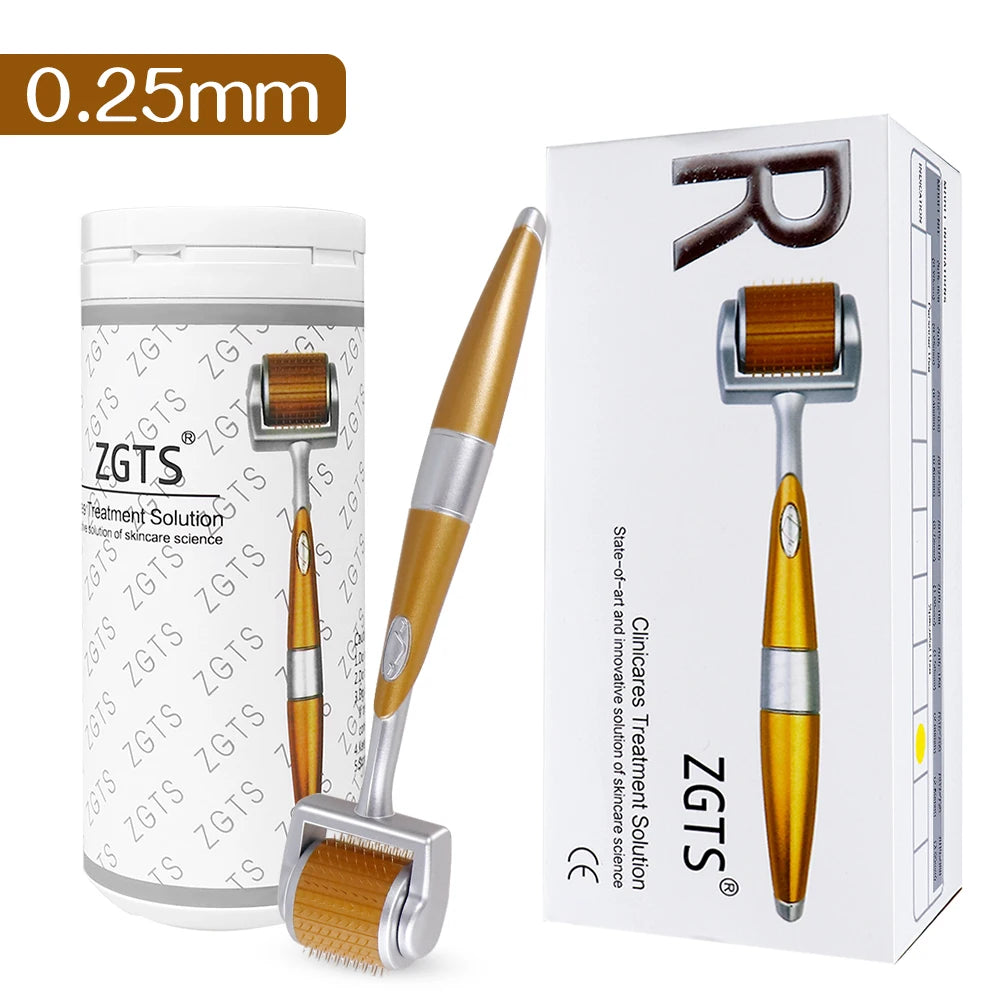 540-Needle Derma Roller – Face, Body, Hair & Beard Growth (0.2–0.3mm)
