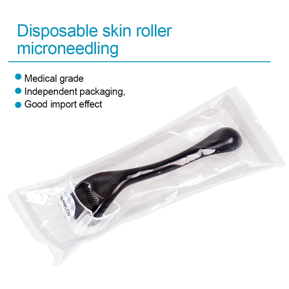 540-Needle Derma Roller – Face, Body, Hair & Beard Growth (0.2–0.3mm)