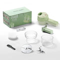 4-in-1 Electric Vegetable Chopper, Slicer & Food Processor
