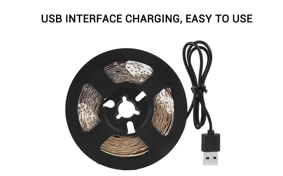 USB LED Grow Light Strip – Full Spectrum Plant Light 2m/3m for Vegetables & Seedlings