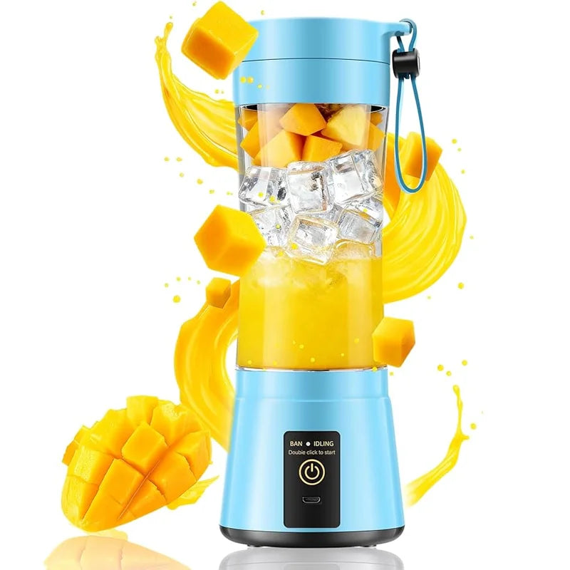 Portable USB Rechargeable Blender – 380ml Smoothie Maker