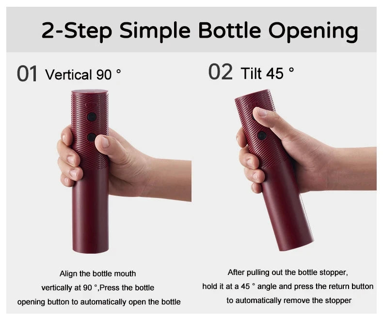 Electric Wine Bottle Opener & Corkscrew
