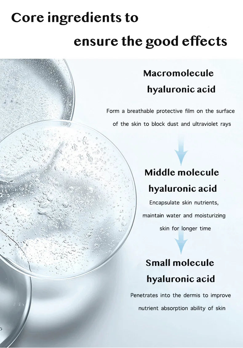 Hyaluronic Acid Ampoule Facial Serum – Pore Shrinking & Whitening