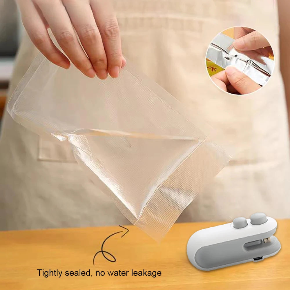 Mini Handheld Heat Bag Sealer – Portable Plastic Bag Sealing Machine