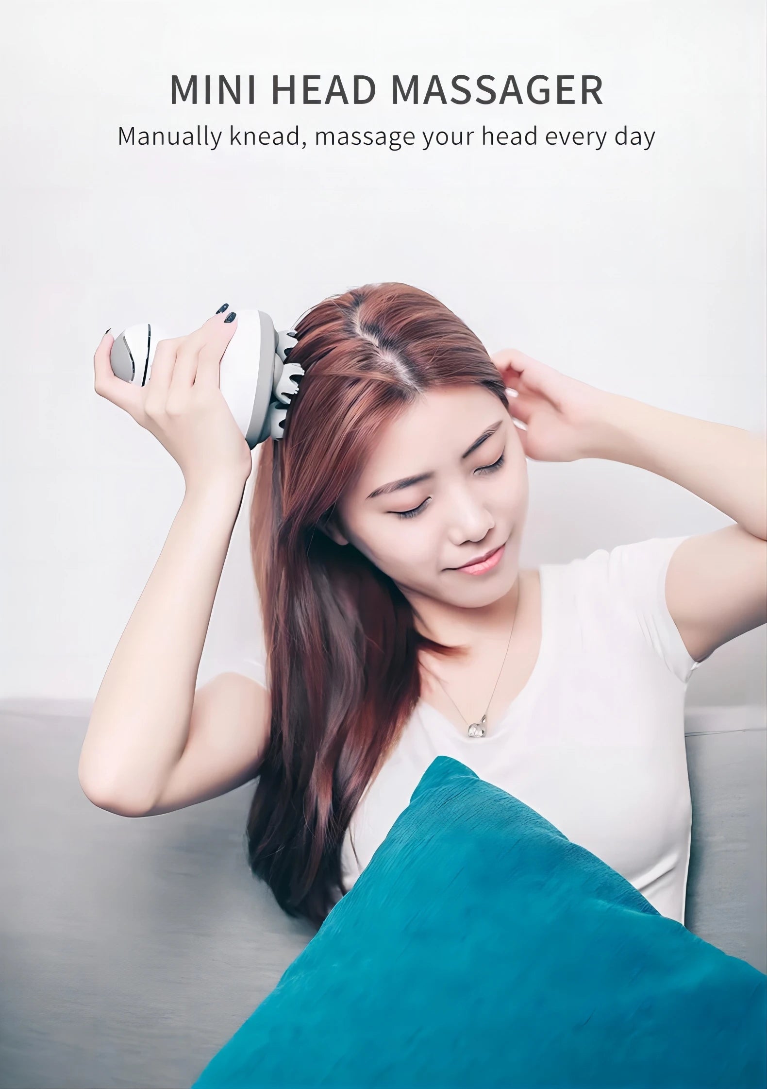 Cordless Scalp Massager – 4 Interchangeable Heads, Hair Growth