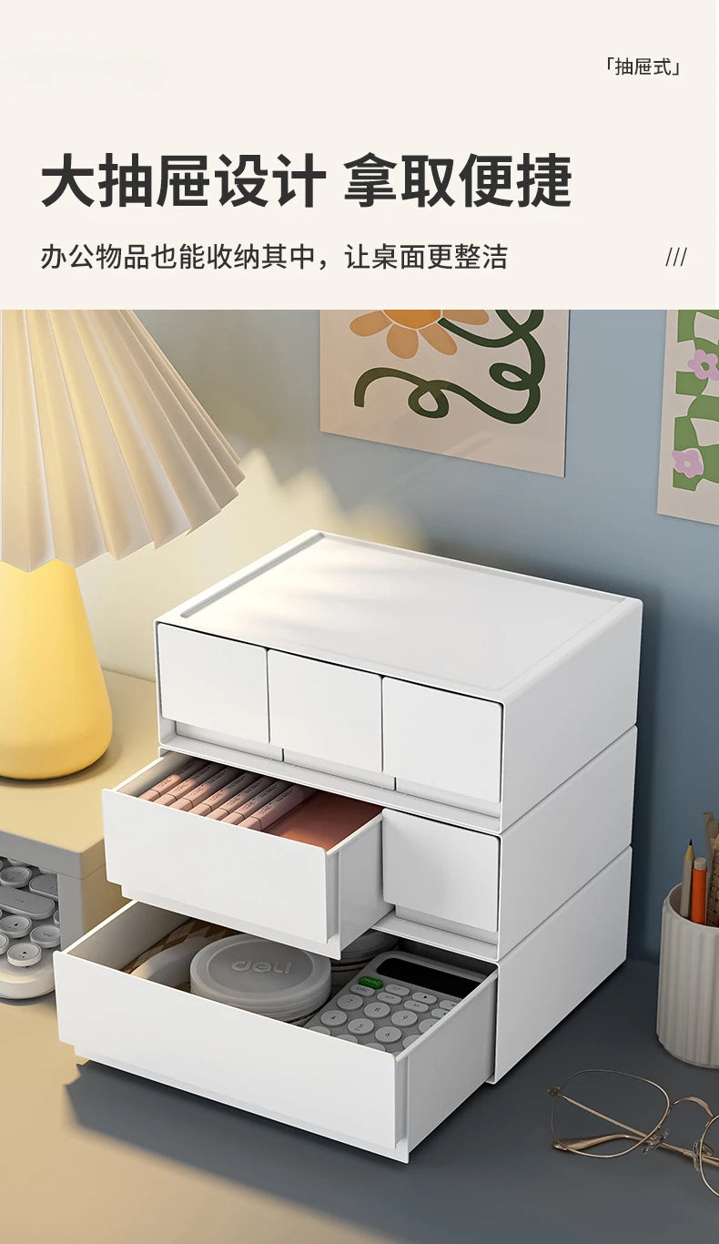 Desktop Skincare & Makeup Organiser with Drawer