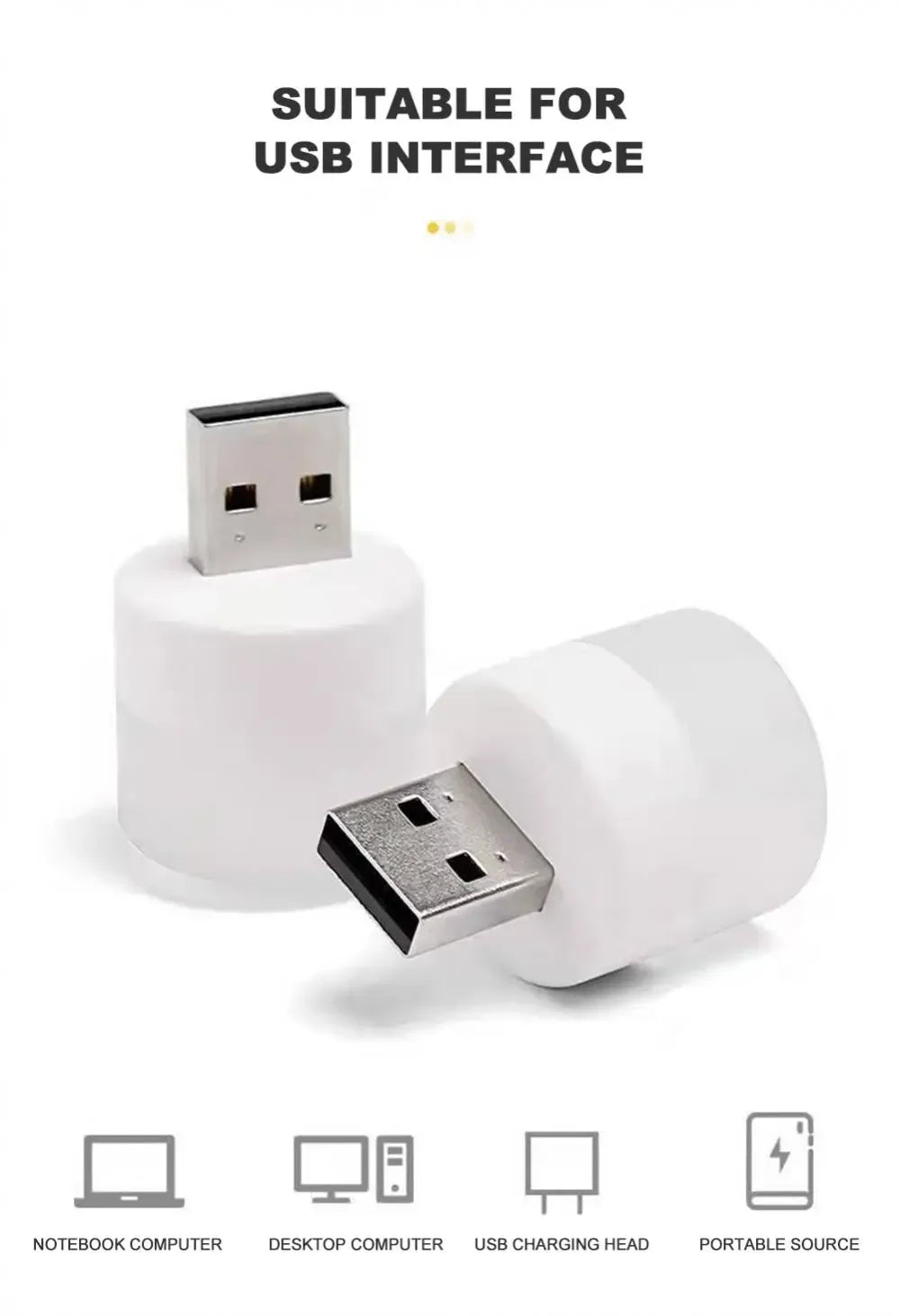 Mini USB LED Light – Portable Eye Protection Reading & Car Bulb Lamp