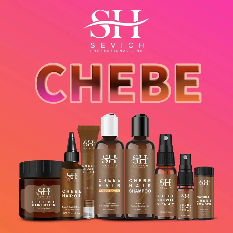 Chebe Anti-Hair Loss Set – Traction Alopecia Treatment Shampoo & Conditioner