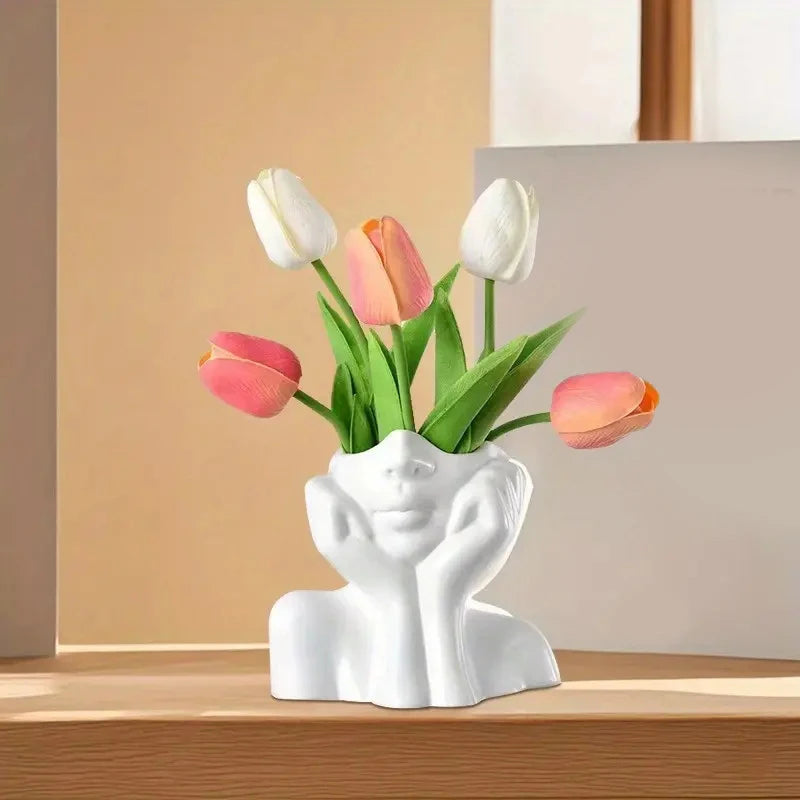 Human Body Art Vase – Makeup Brush & Pen Holder Desk Organiser Statue