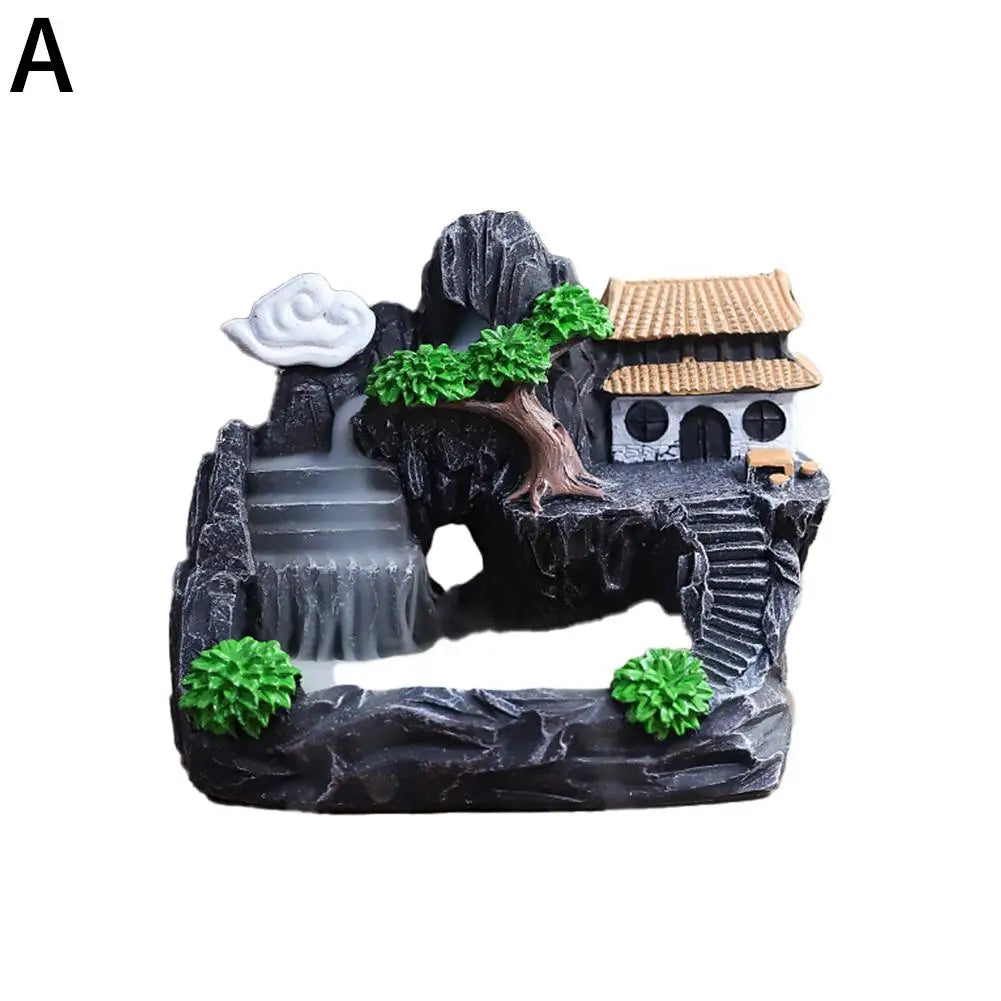 Backflow Incense Burner Waterfall – Aromatherapy Home Decor with Incense Cones