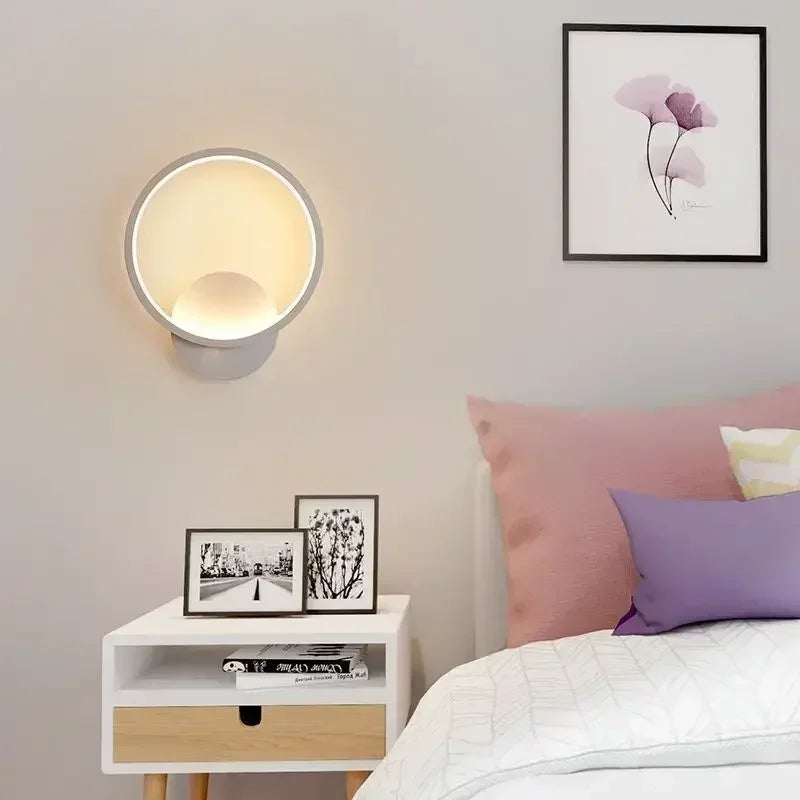 Modern Minimalist LED Wall Sconce – Indoor Living Room, Bedroom & Corridor Light