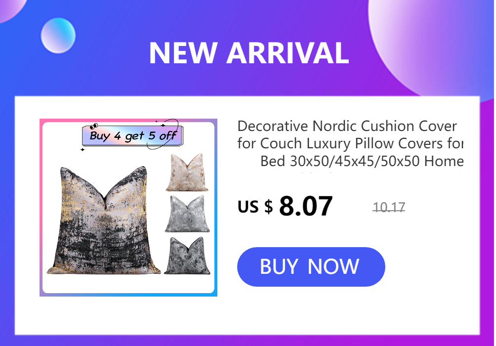 Luxury Golden Throw Cushion Cover