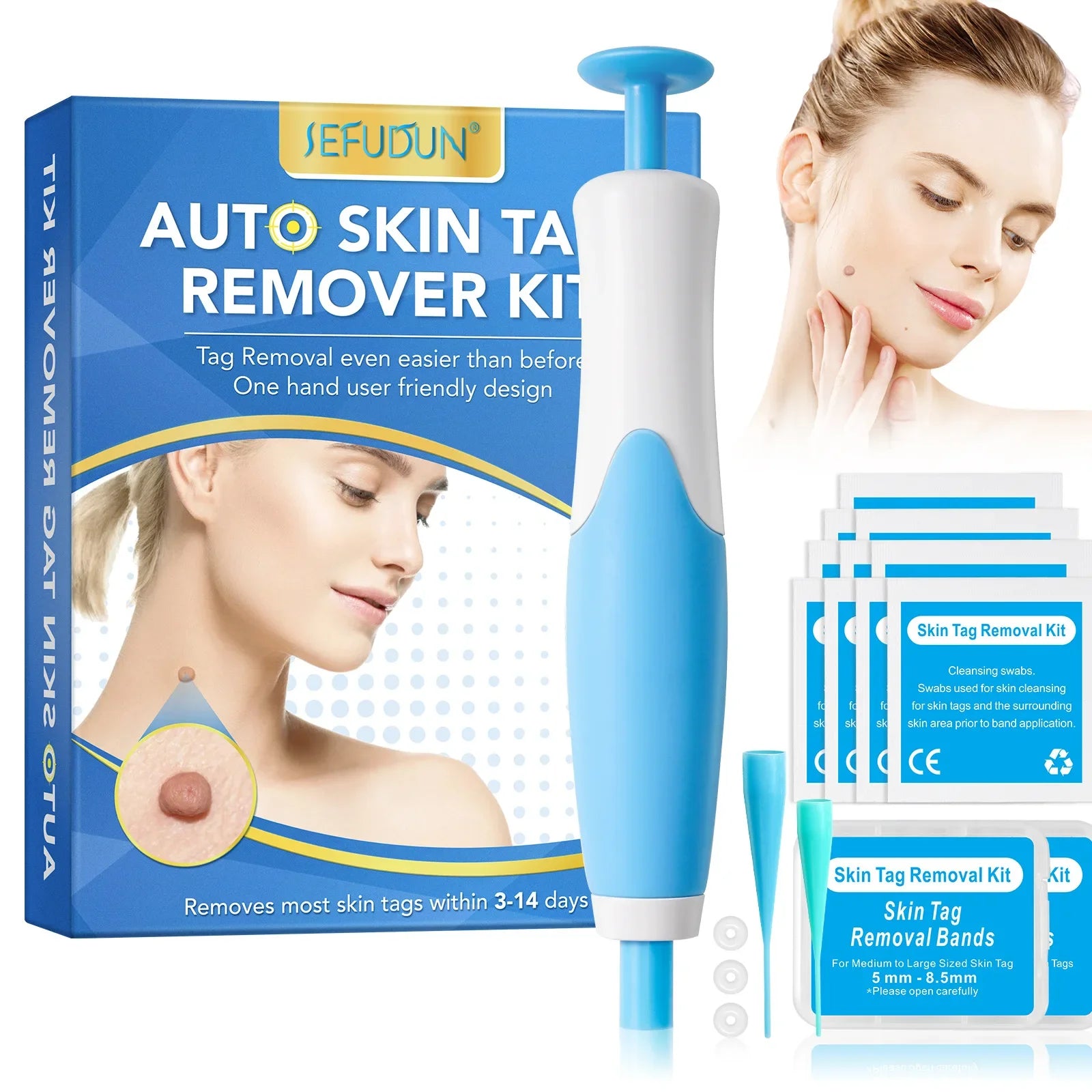 Painless Wart & Skin Tag Remover Pen Kit – Dual Head
