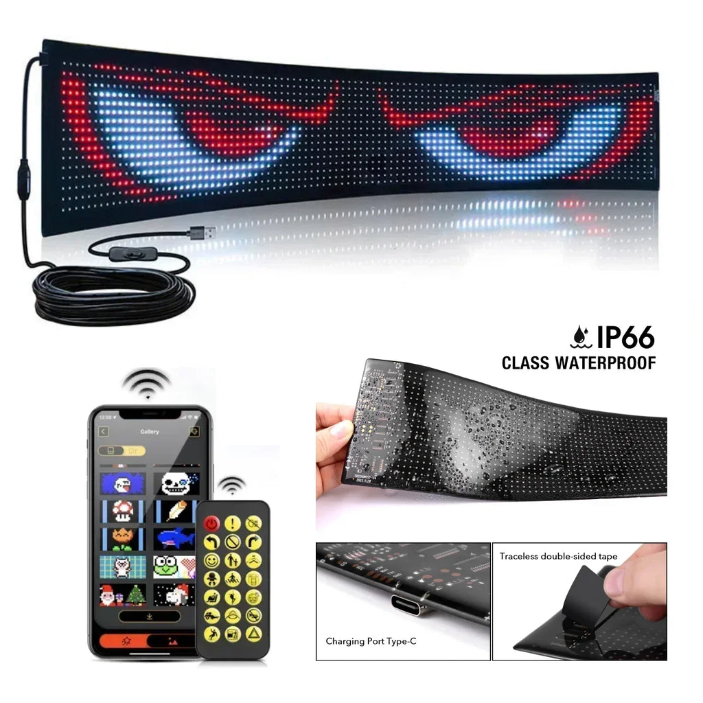 Smart Pixel LED Display Panel – Programmable Advertising Sign with APP Control