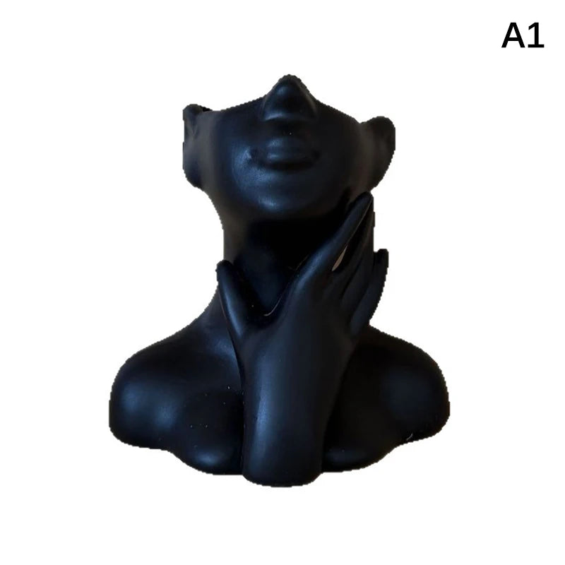 Human Body Art Vase – Makeup Brush & Pen Holder Desk Organiser Statue