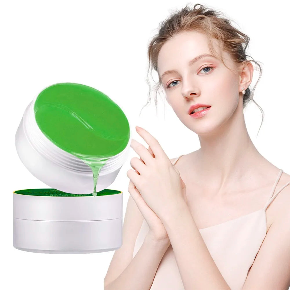 Seaweed Eye Mask 60PCS – Hyaluronic Acid & Collagen Patches