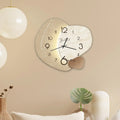 Nordic Silent Wall Clock – Decorative Mute Hanging Clock for Living Room
