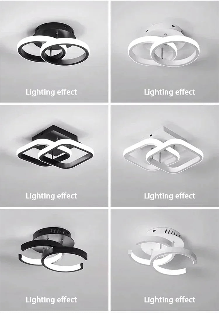 LED Strip Aisle Ceiling Light – Modern Minimalist Corridor, Balcony & Staircase Lamp