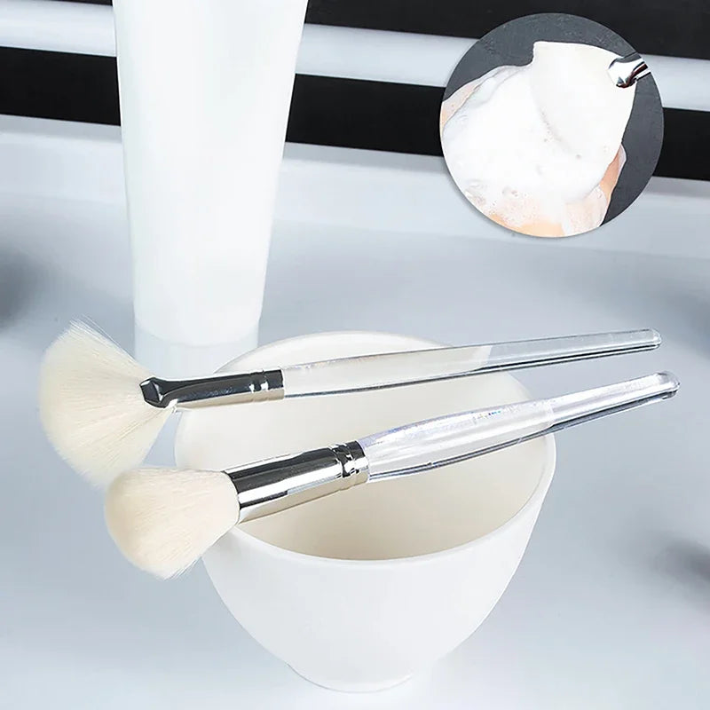 Soft Facial Cleansing & Mask Brush – Portable Skin Care Tool
