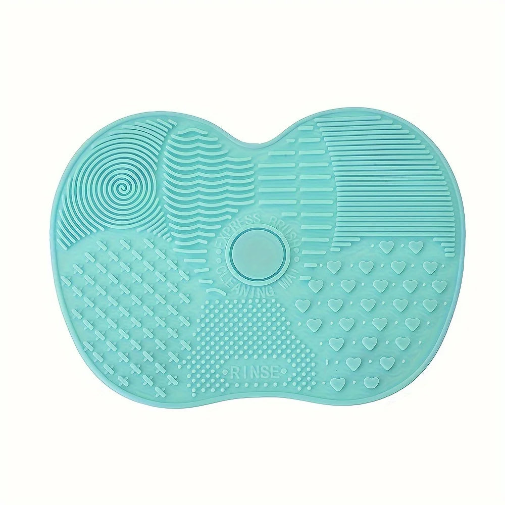 Silicone Makeup Brush Cleaning Pad with Suction Cup