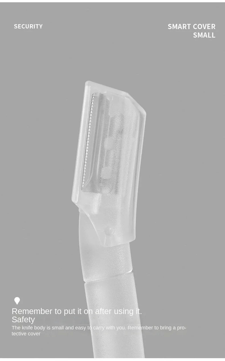 Eyebrow Razor & Trimming Knife – Safe Anti-Scratch Shaping Tool