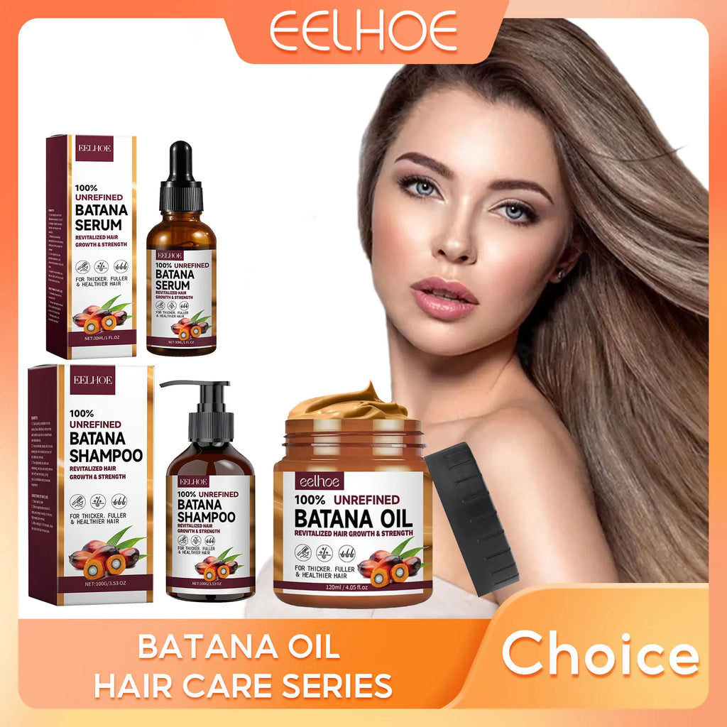 EELHOE Batana Oil Shampoo & Conditioner – Anti-Frizz, Nourishing & Hair Growth