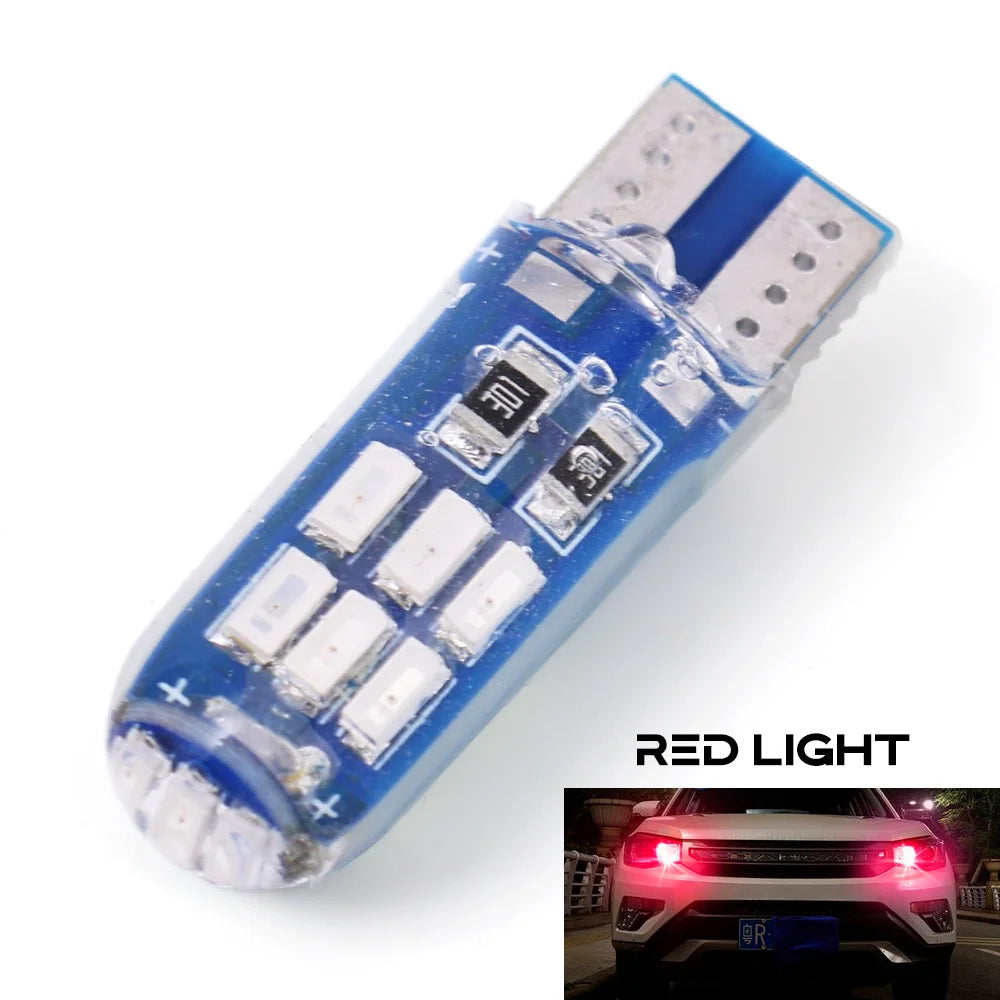 T10 W5W Car LED Signal Bulbs – 6000K White, Pack of 2 or 4