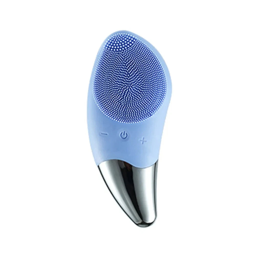Ultrasonic Silicone Face Cleansing Massager
