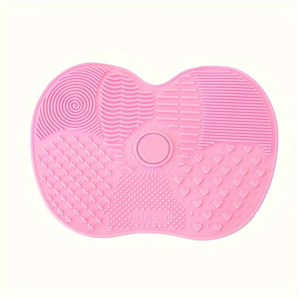 Silicone Makeup Brush Cleaning Pad with Suction Cup