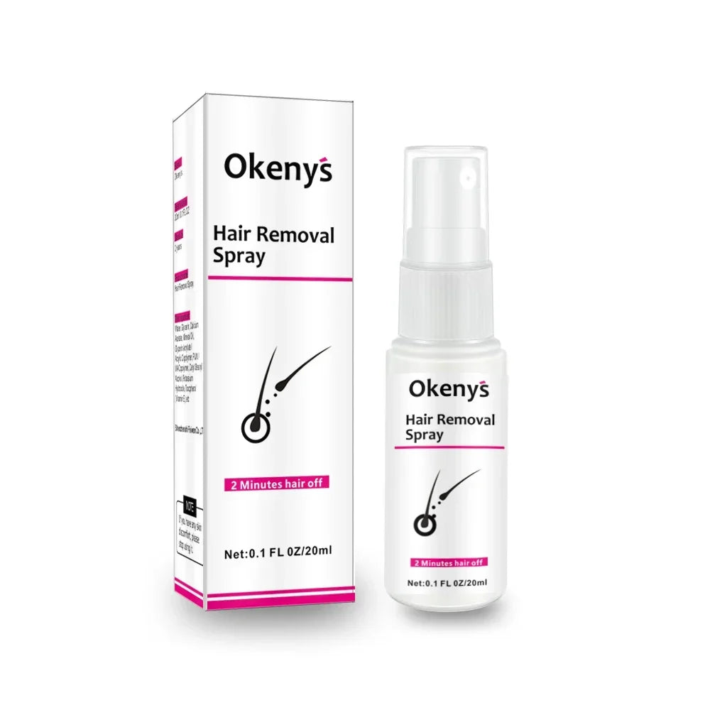 2-Minute Fast Hair Removal Spray – Painless Depilatory for Men & Women