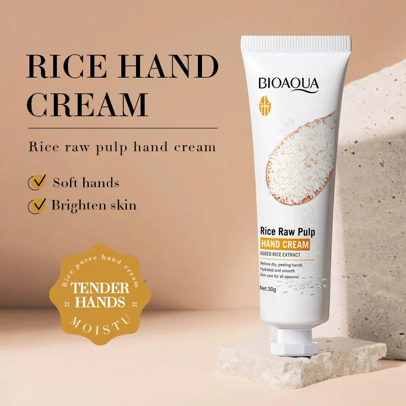 White Rice Hand Cream – Moisturising & Brightening