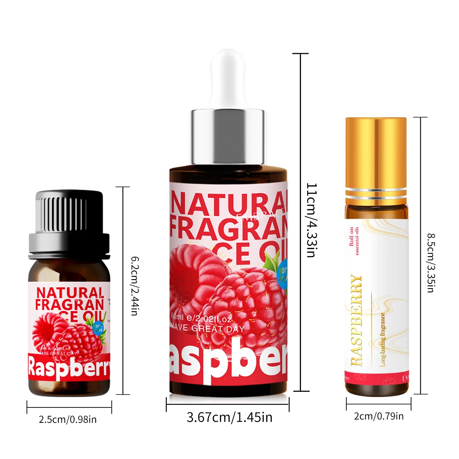 Raspberry Essential Oil Roller – Perfume & Massage Oil