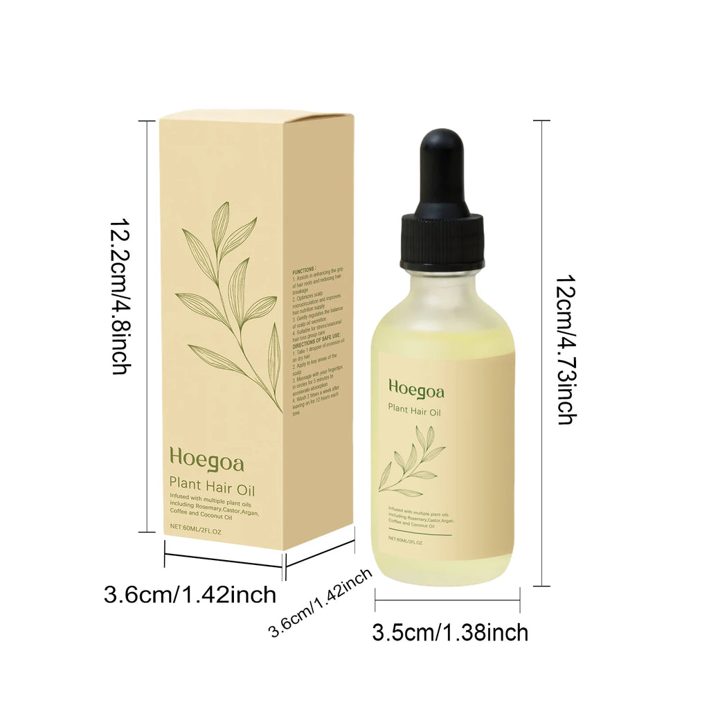 Natural Vegan Hair Growth Oil – Nourishing Treatment for Dry & Damaged Hair