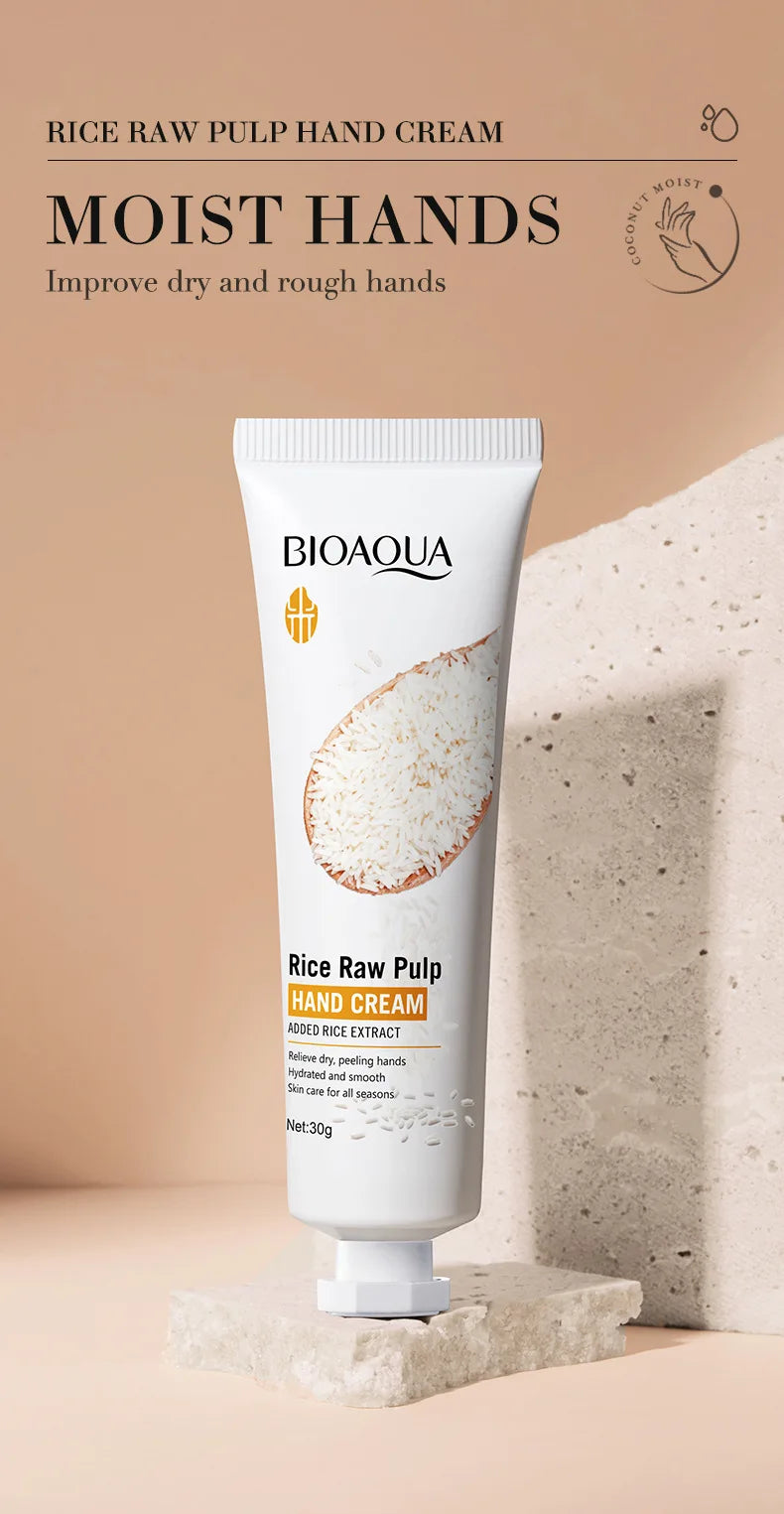 White Rice Hand Cream – Moisturising & Brightening