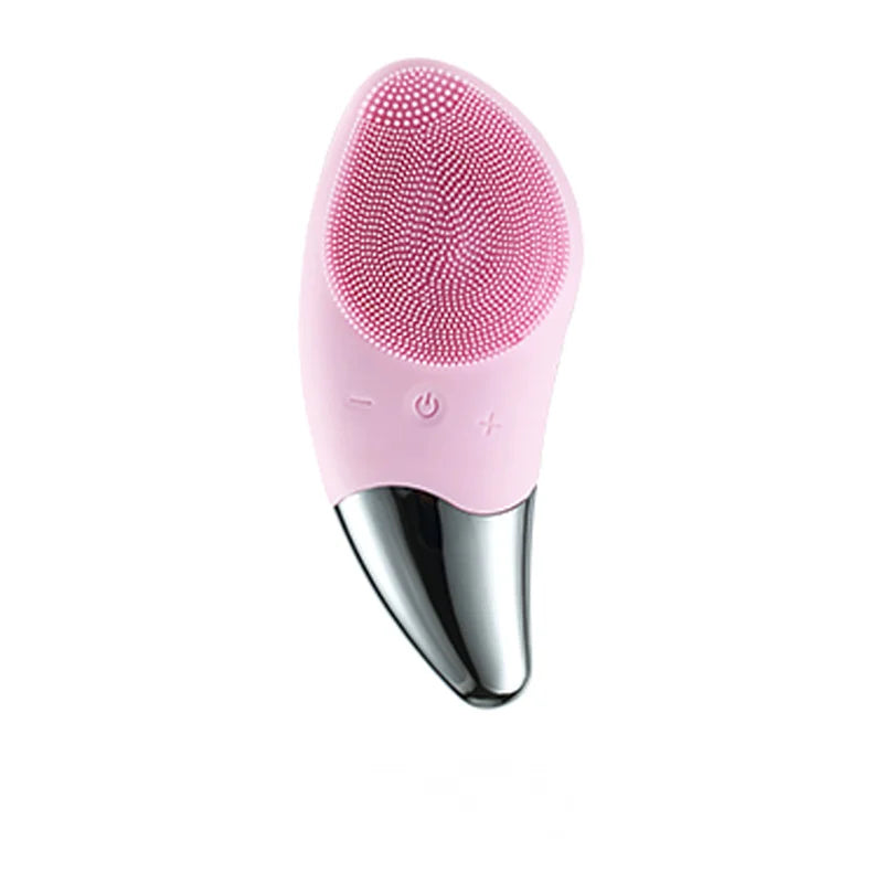 Ultrasonic Silicone Face Cleansing Massager