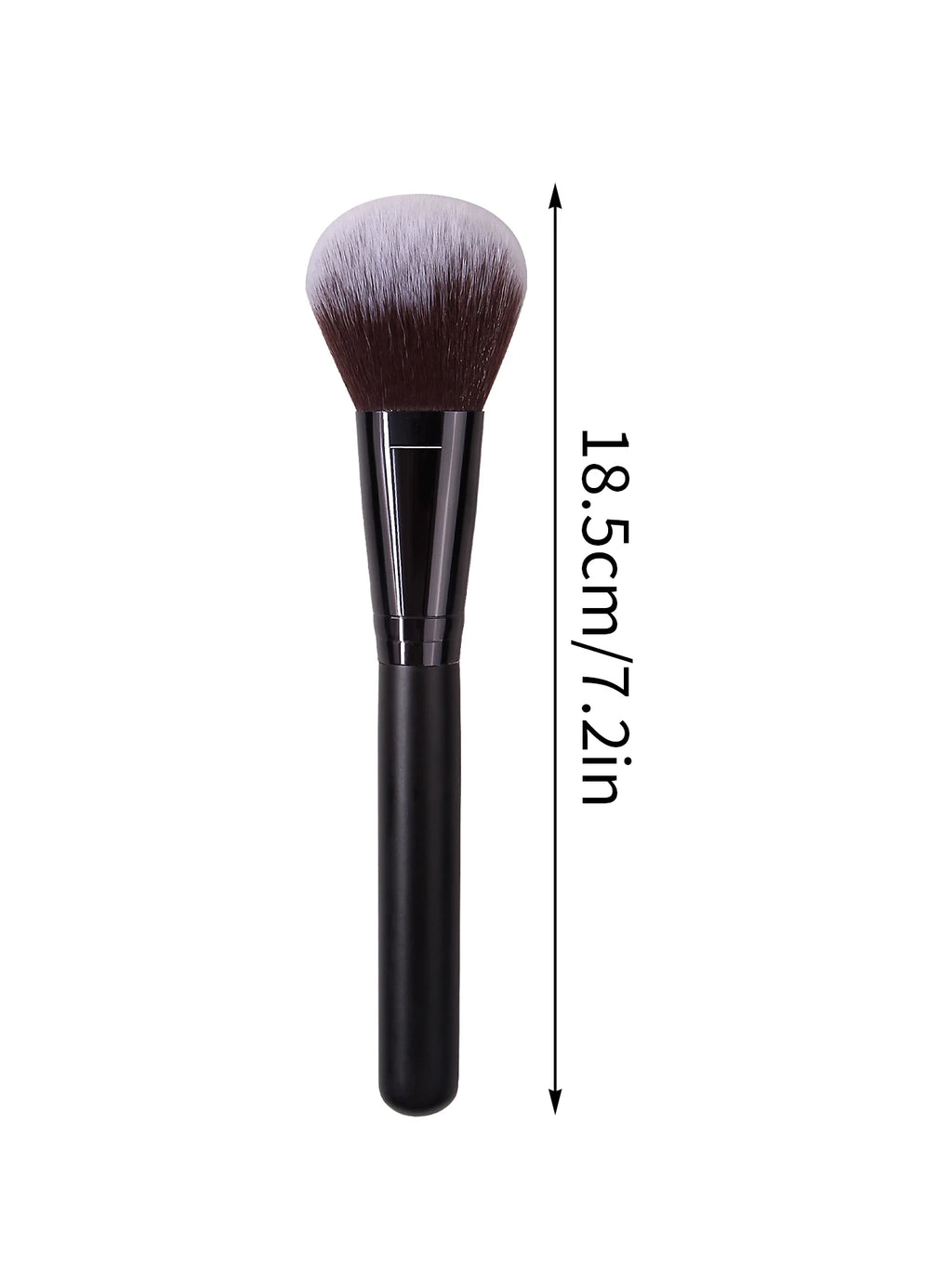 Professional Soft Powder Blush Makeup Brush – Black Wood Handle