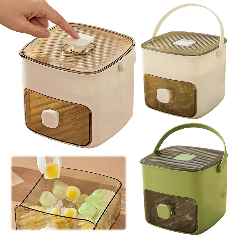 Portable Countertop Ice Maker Machine – With Storage Drawer