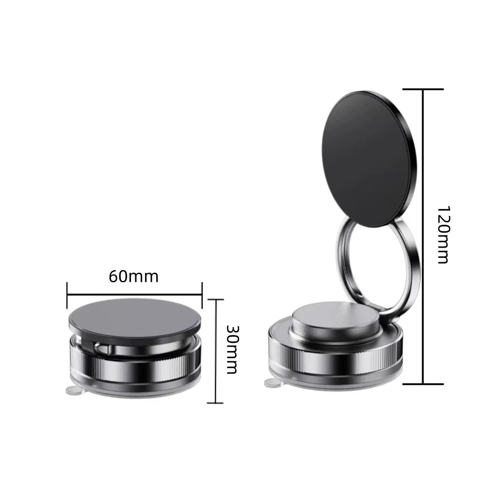 360° Magnetic Car Phone Holder - Suction Cup Mount