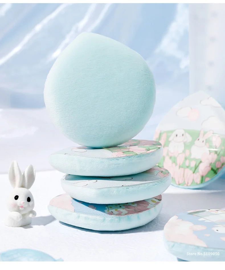 Velvet Makeup Setting Puff – Soft Crystal Fluff Cosmetic Sponge