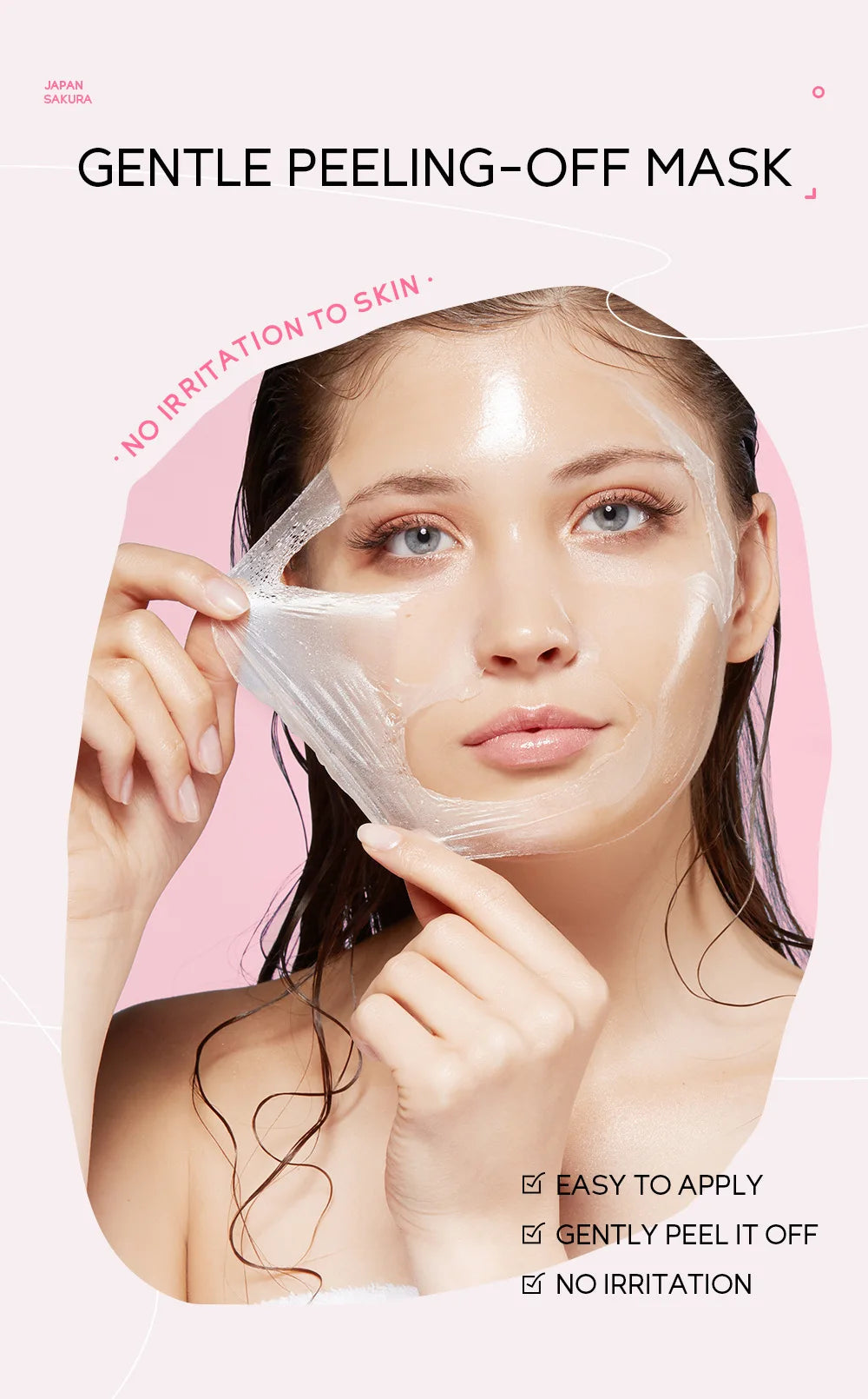 Sakura 24K Gold Blackhead Peel-Off Face Mask 50g – Deep Cleansing